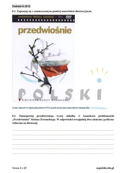 Dwudziestolecie międzywojenne - test historycznoliteracki