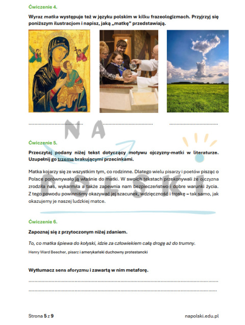 Karty pracy na Dzień Matki Karty pracy na Dzień Matki