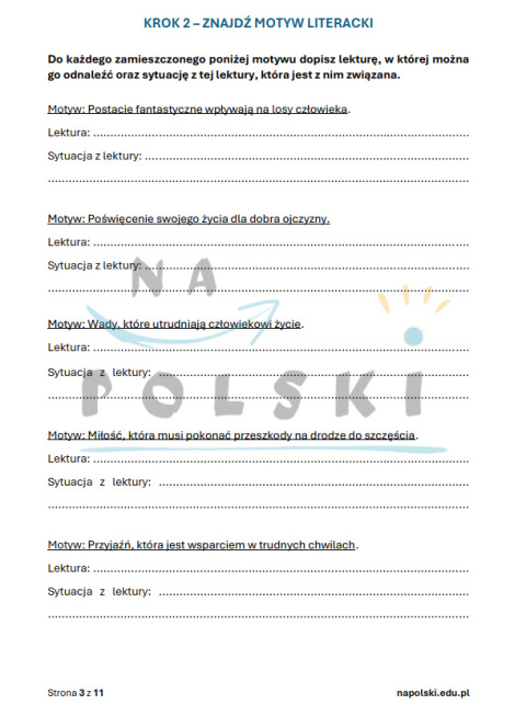 Lektury na egzamin ósmoklasisty 2025 - materiał powtórkowy Lektury na egzamin ósmoklasisty 2025 - materiał powtórkowy
