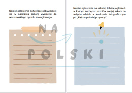 Ogłoszenie - przykładowe tematy, ćwiczenia do egzaminu ósmoklasisty