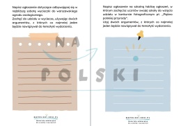 Ogłoszenie na egzaminie ósmoklasisty - przykładowe tematy, ćwiczenia redakcyjne