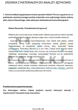 Przykładowe zadania niejawne na maturę ustną z pytaniami od komisji