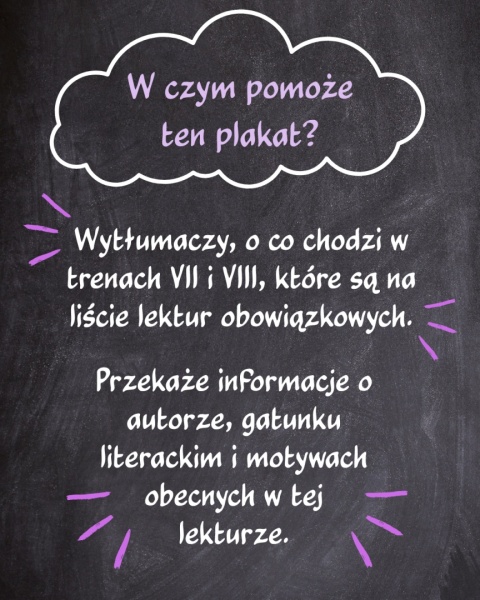 "Treny" Jana Kochanowskiego
